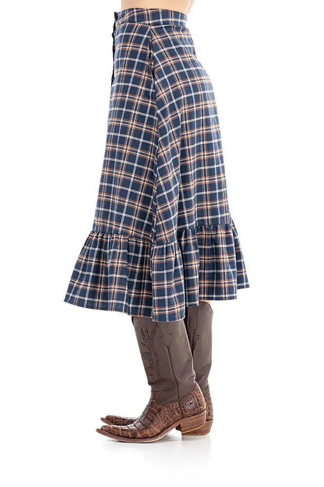 CONJUNTO REGATA VACANZE + SAIA XADREZ DOLCE VITA - COLLAB ZENZ + DOUBLE E