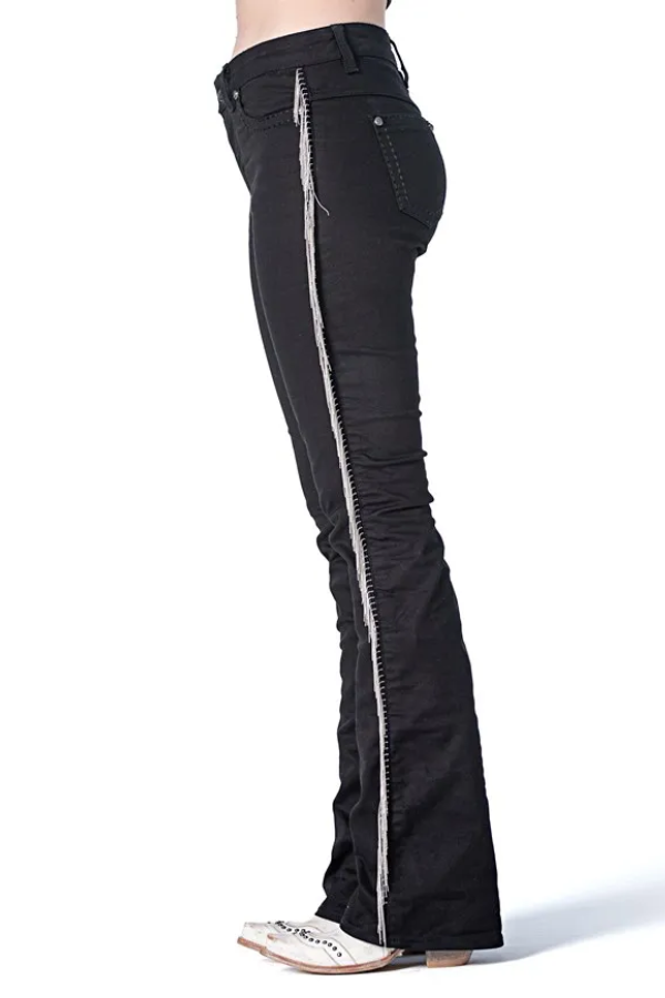 JEANS JOHNSON BLACK COM FRANJAS