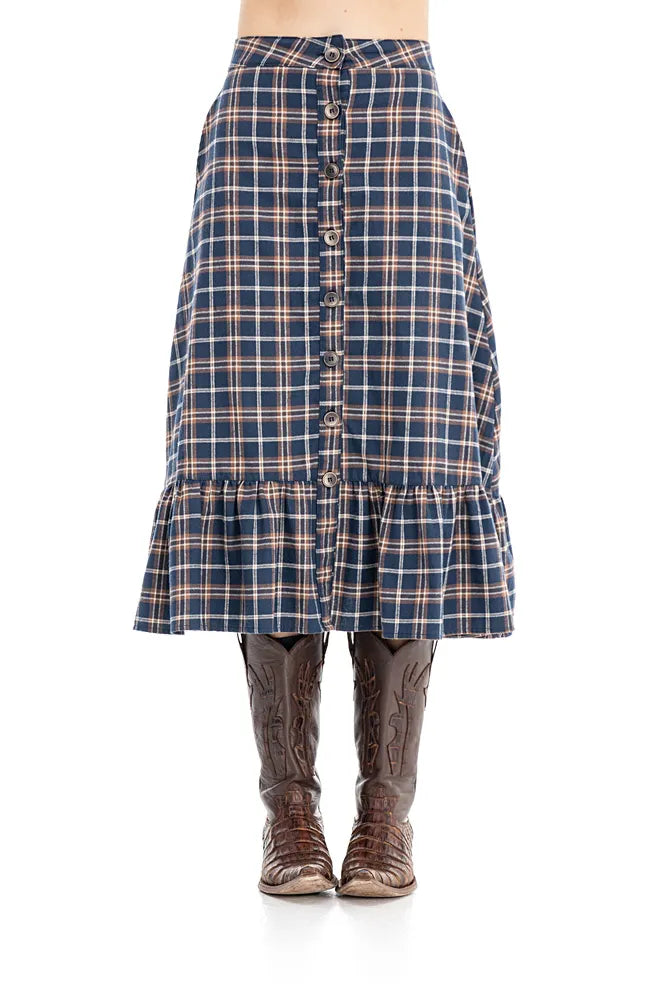 CONJUNTO REGATA VACANZE + SAIA XADREZ DOLCE VITA - COLLAB ZENZ + DOUBLE E